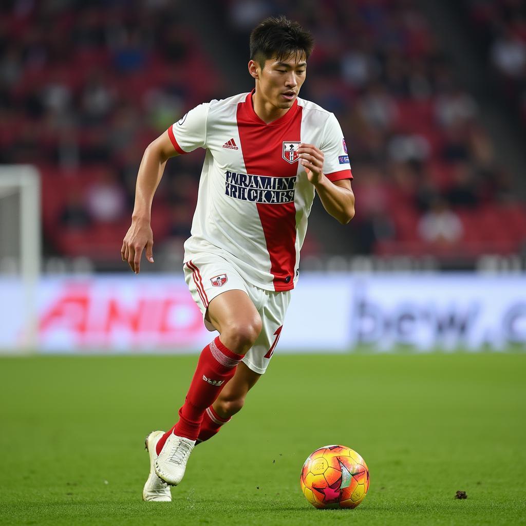 Park Ji Sung trong màu áo PSV Eindhoven