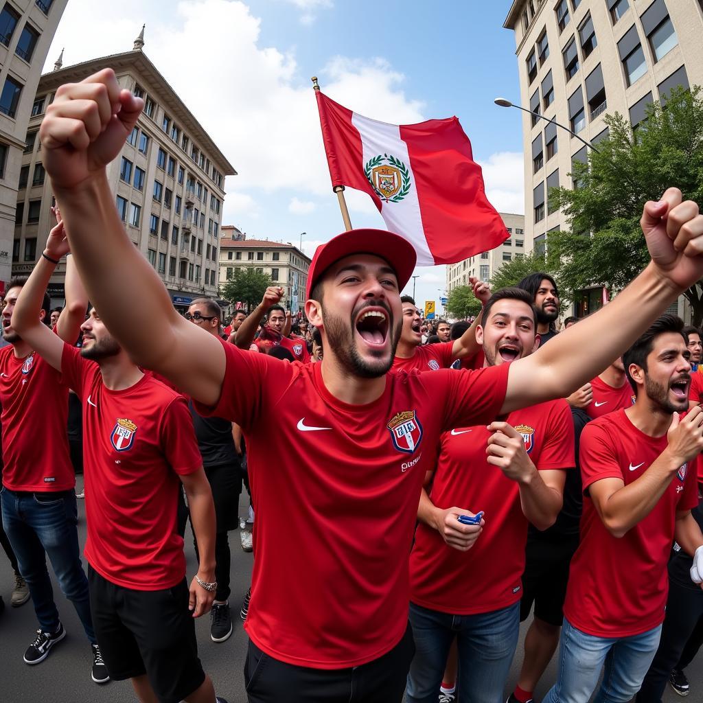 Peru World Cup Celebration