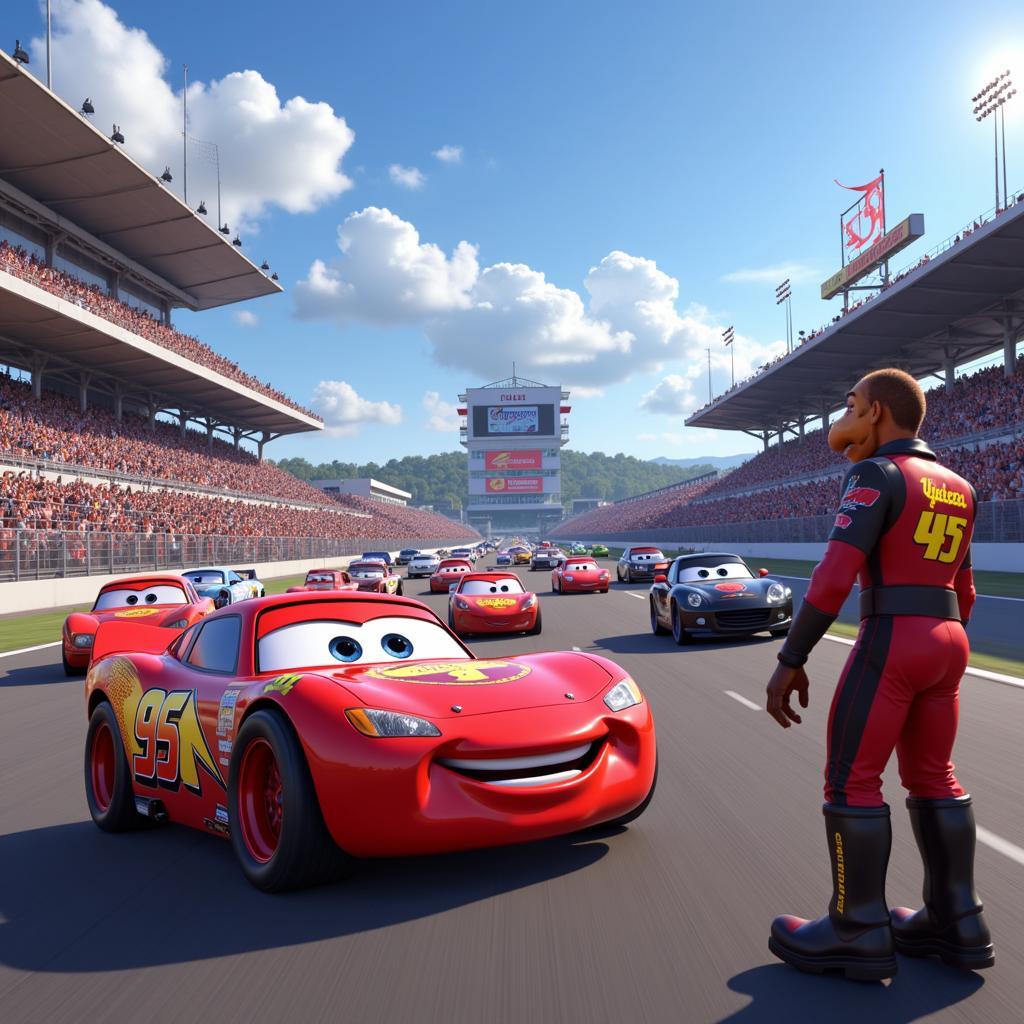 Cuộc Đua Piston Cup - Lightning McQueen và Hudson Hornet