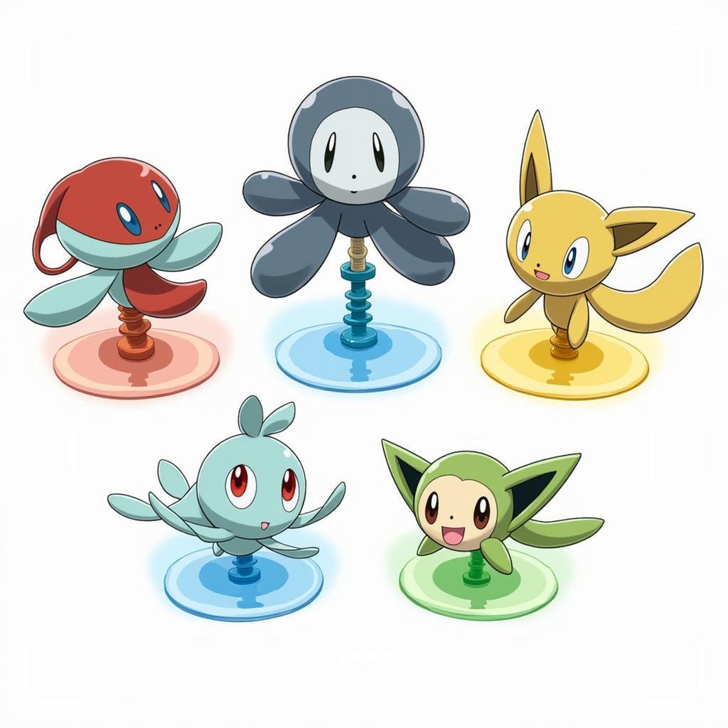 Pokemon Nổi Bật với Suction Cups