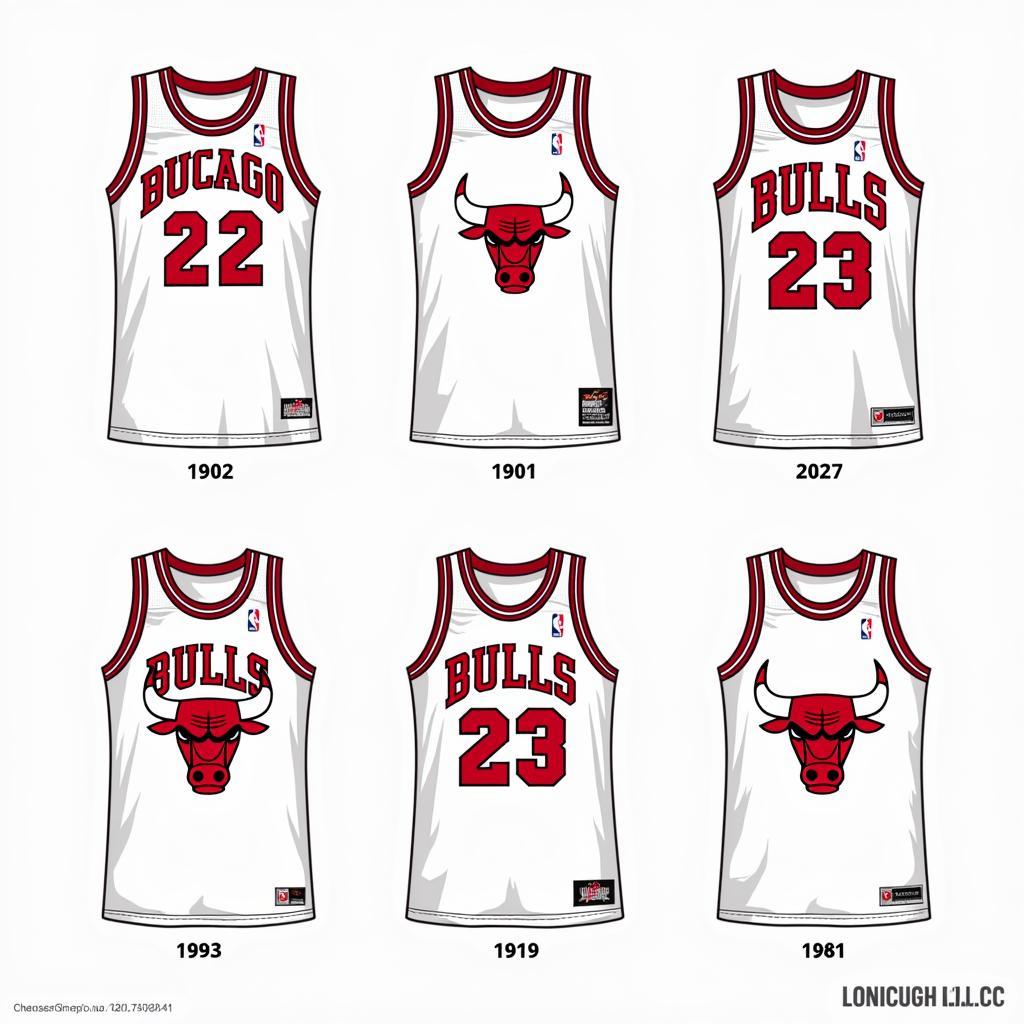 Chicago Bulls Jersey Early Years