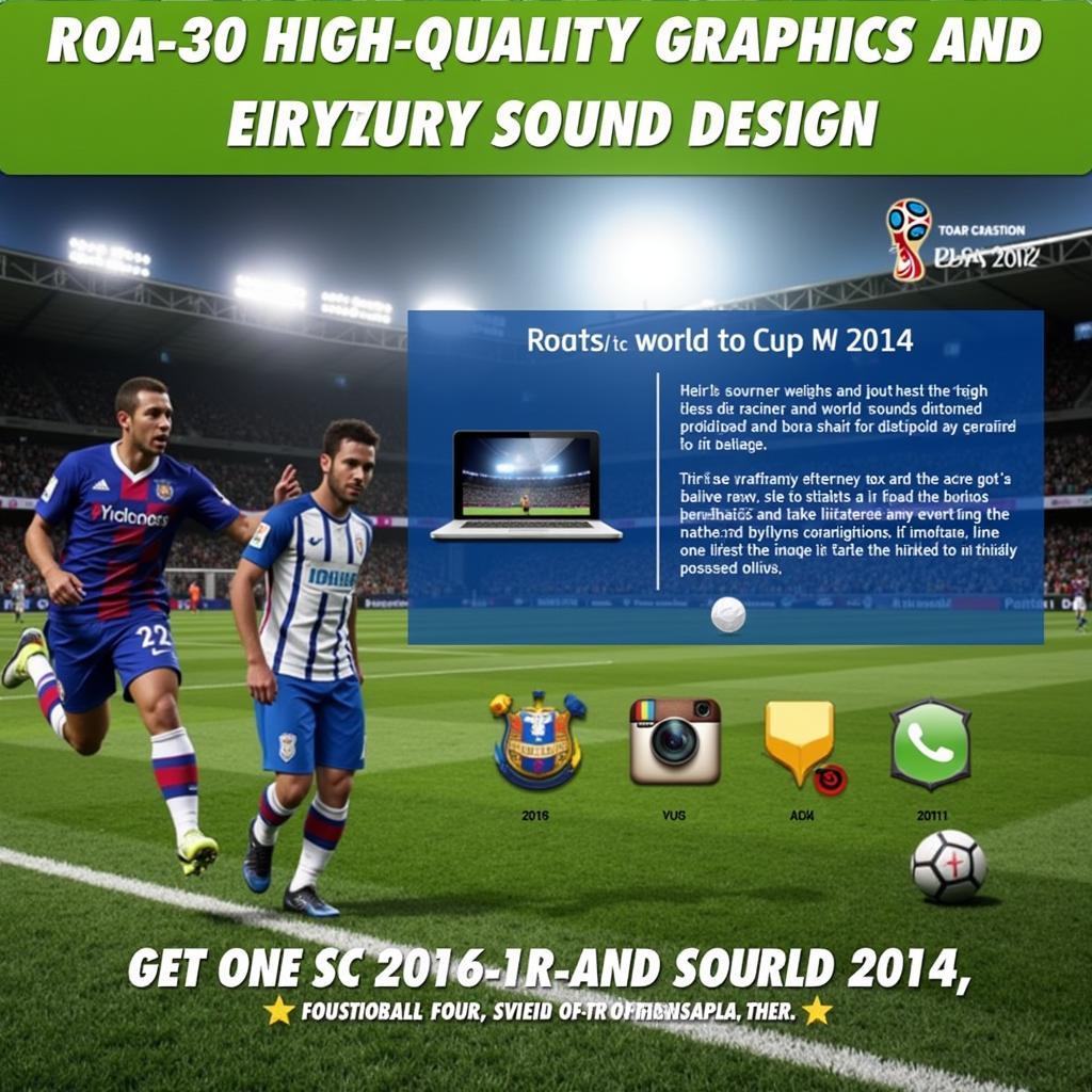 Đồ họa và âm thanh của Road to World Cup 2014 patch