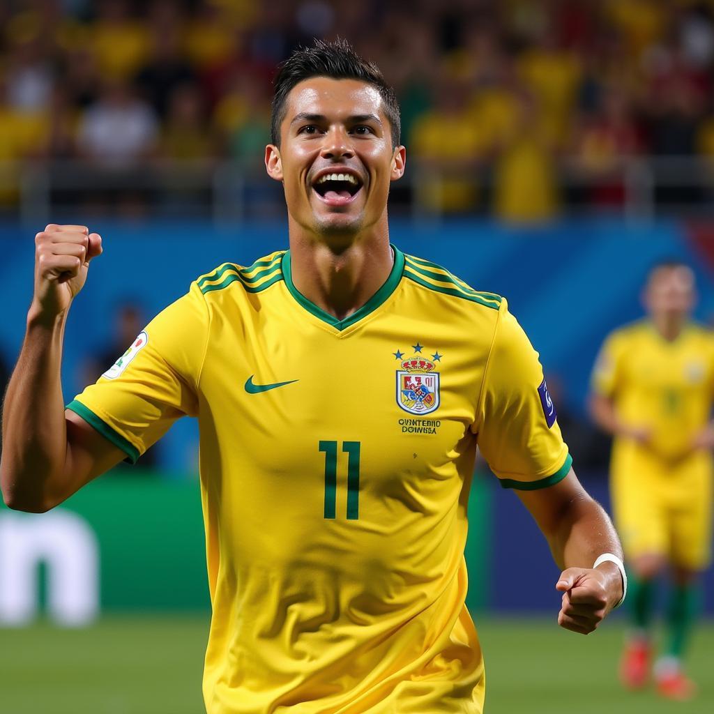 Ronaldo ghi bàn vào lưới Tây Ban Nha World Cup 2018