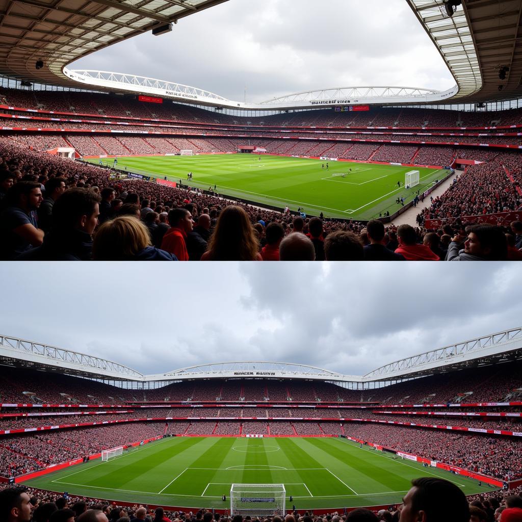 Sân vận động Highbury và Emirates, hai biểu tượng của Arsenal