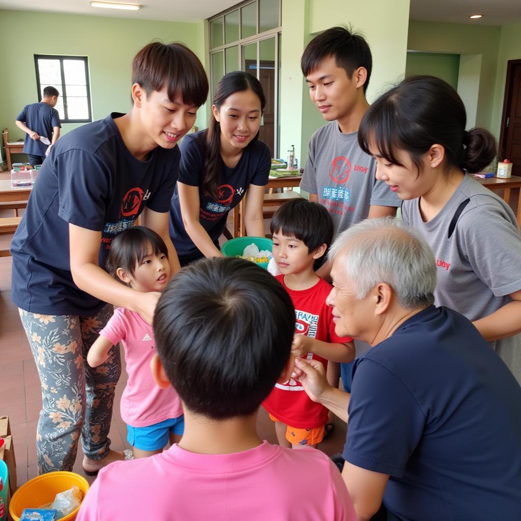 Sinh Viên KHXH&NV Hà Nội Tham Gia Tình Nguyện