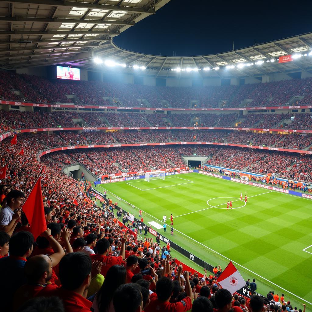 South East Asia Cup Fans Celebrating a Goal