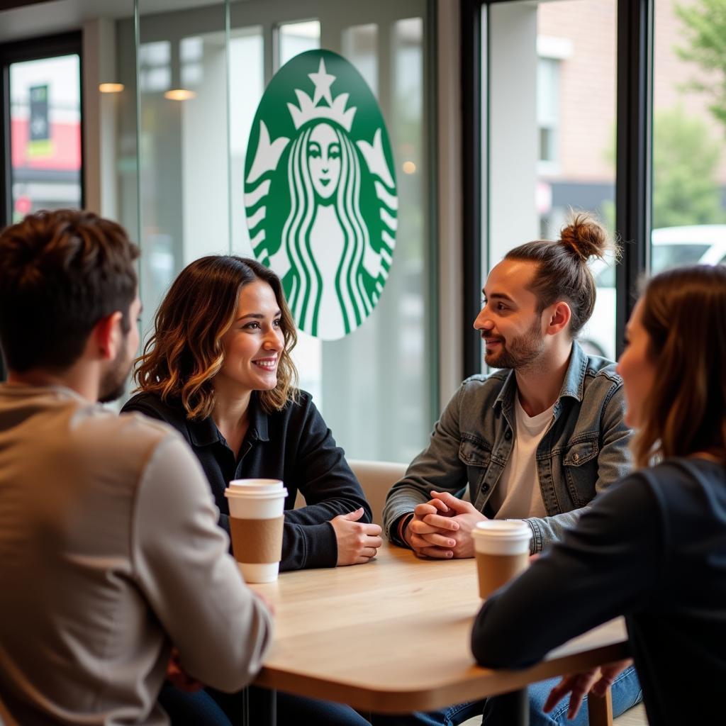 People Discussing the Starbucks Pride Cup