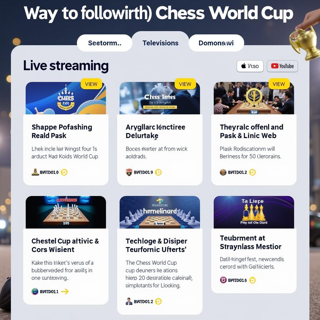 Các Cách Theo Dõi Chess World Cup Trực Tuyến Và Trên Truyền Hình