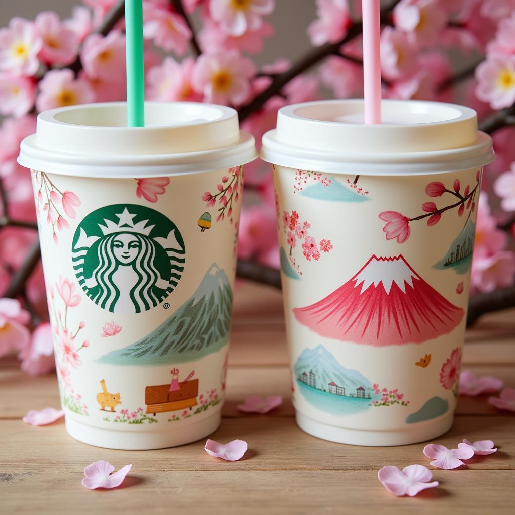 Thiết kế độc đáo Japanese Starbucks Cups