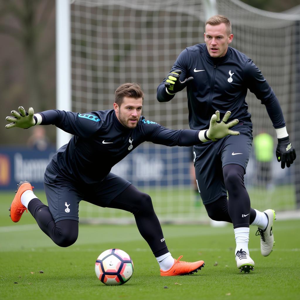 Tottenham Goalkeeper Competing for the Starting Spot