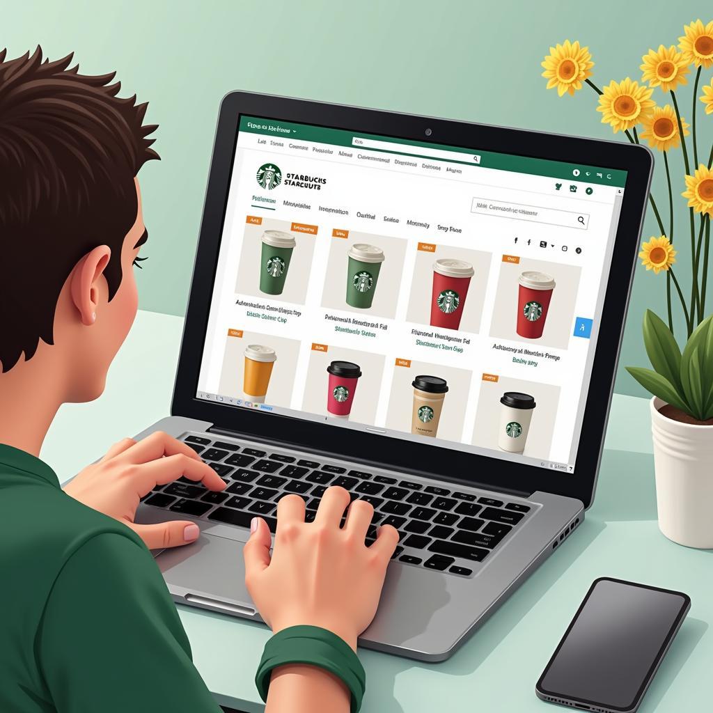 Searching for Starbucks Cups Online