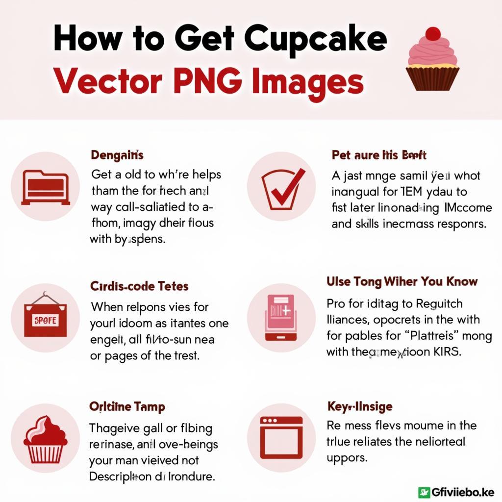 Tối Ưu SEO Cup Cake Vector PNG