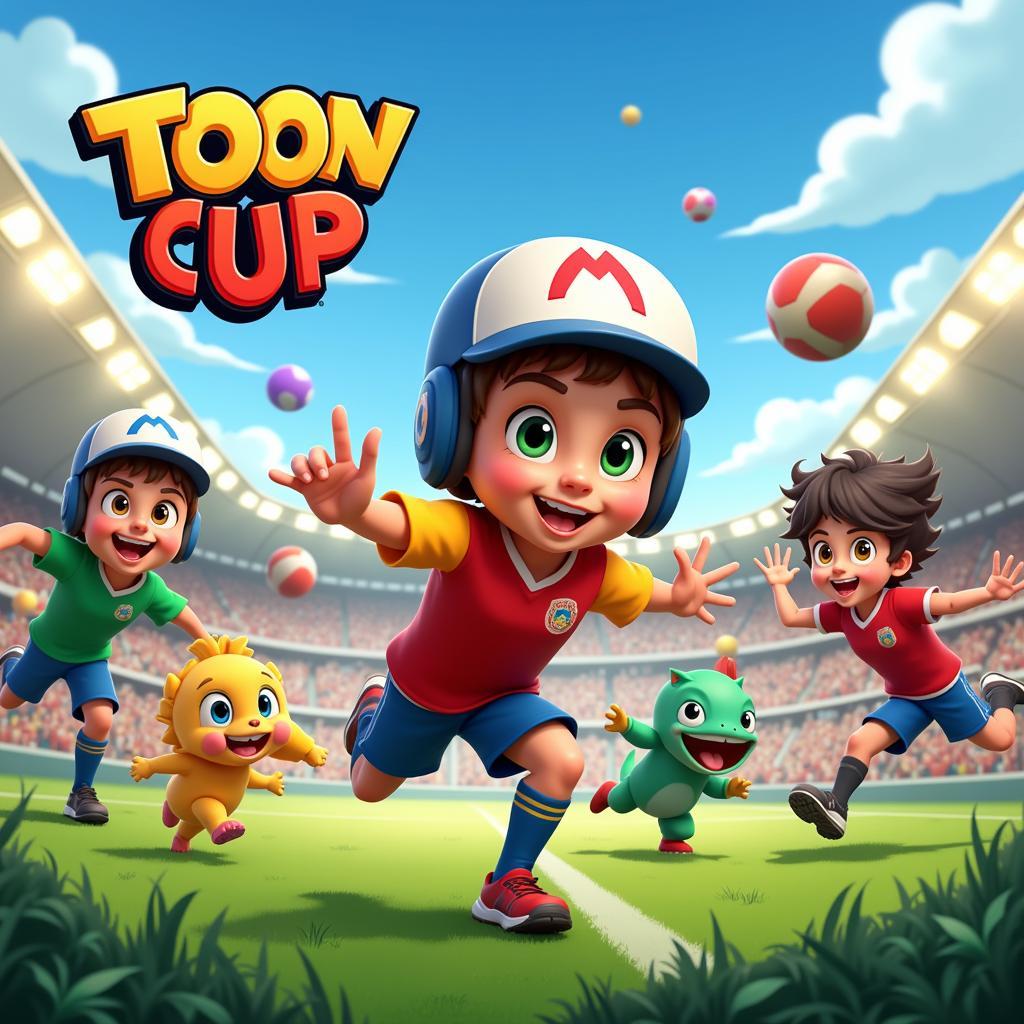 Trải nghiệm game vui Toon Cup 2019