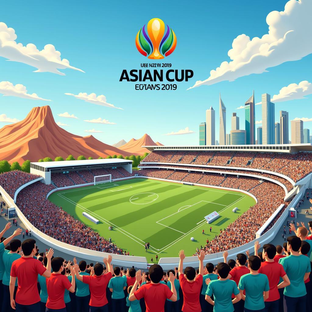 UAE - quốc gia đăng cai Asian Cup 2019