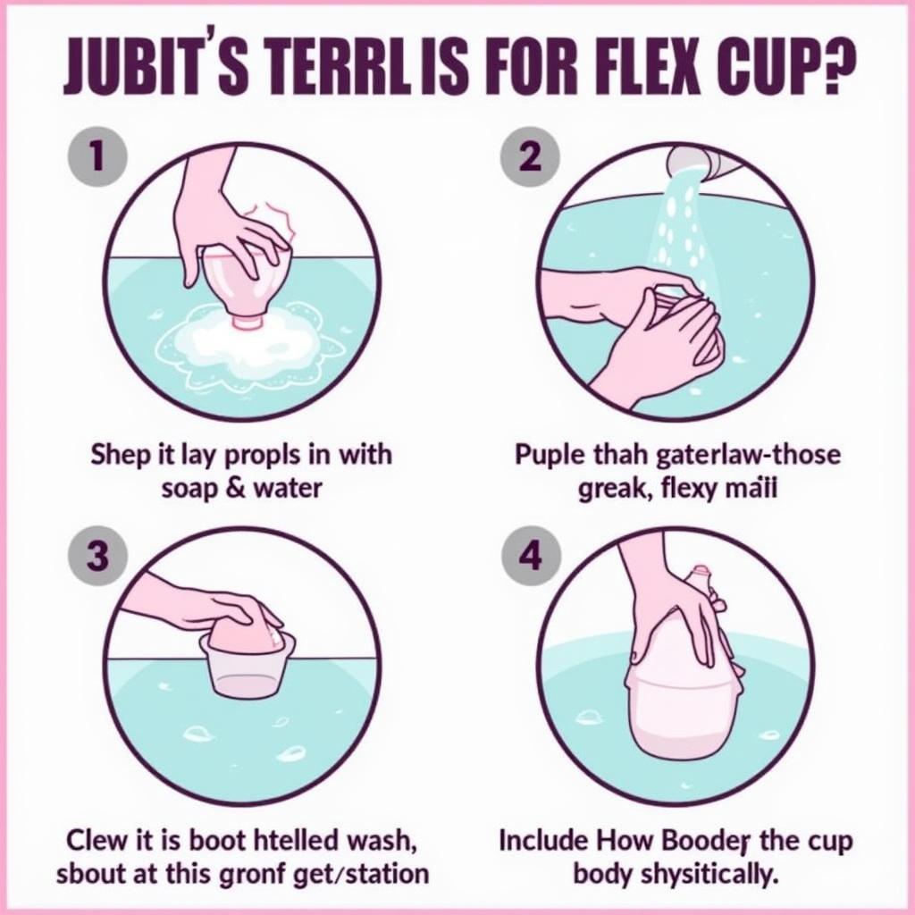 Vệ sinh flex cup đúng cách