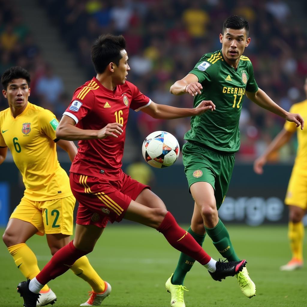 Căng thẳng vòng loại trực tiếp Asian Cup 2019