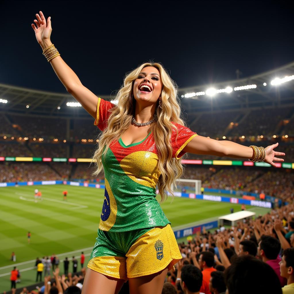 Shakira biểu diễn Waka Waka tại lễ khai mạc World Cup 2010