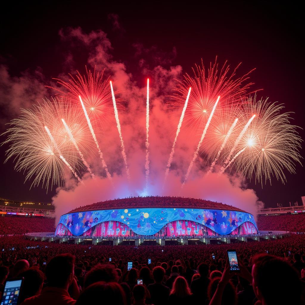 World Cup 2018 Opening Ceremony Fireworks