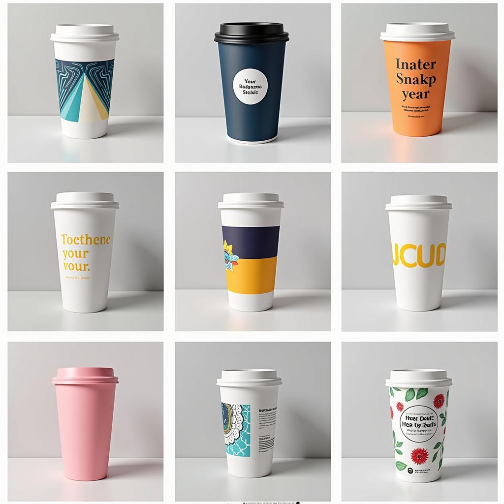 Xu Hướng Thiết Kế Cup Mockup Hiện Đại và Sáng Tạo