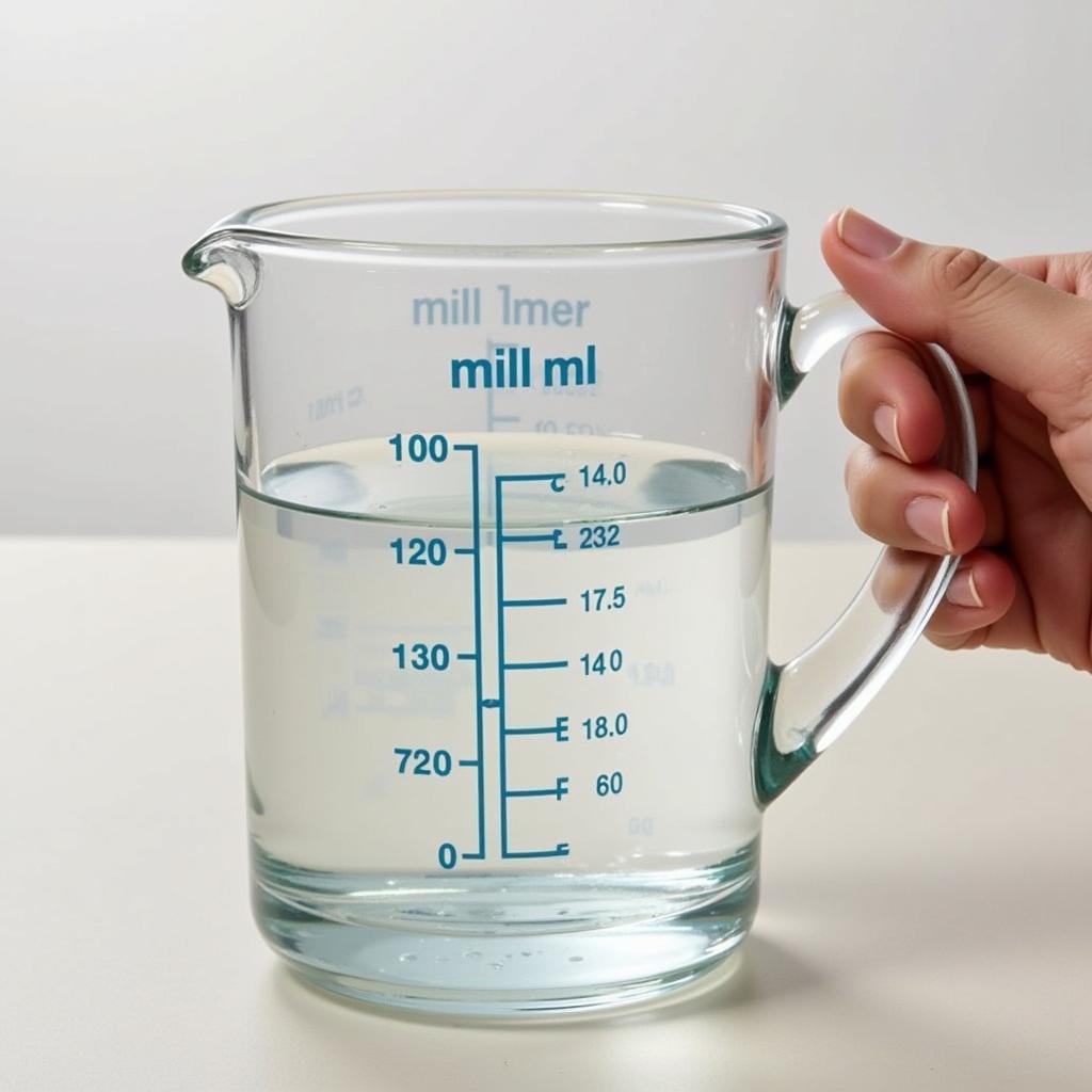 Measuring 3 Cups of Water in Milliliters