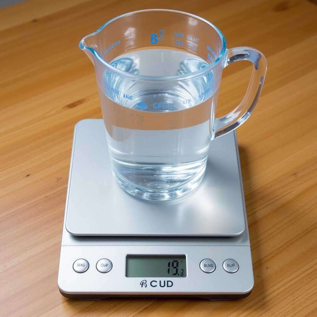 Converting 8 Cups of Water to Kilograms