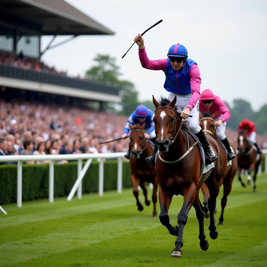 Almandin wins the 2016 Melbourne Cup