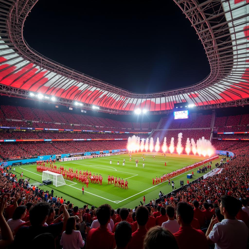 Lễ khai mạc Asian Cup 2019 đầy màu sắc và sôi động