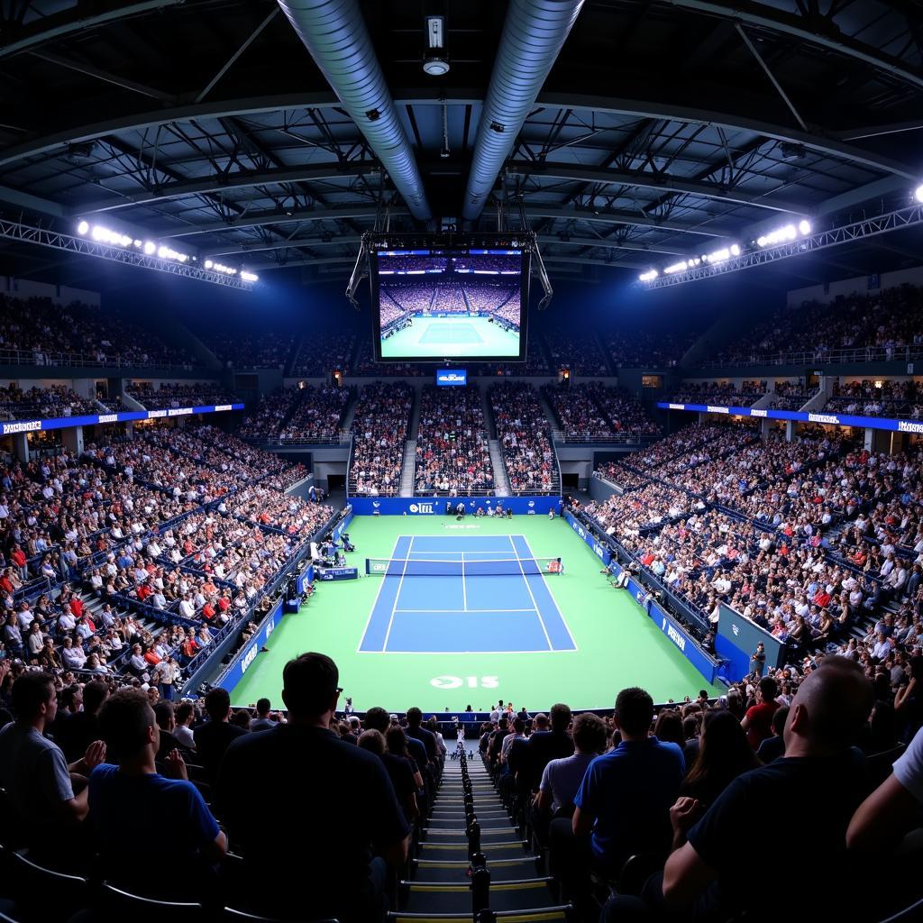 Khán giả cuồng nhiệt tại ATP Cup 2019