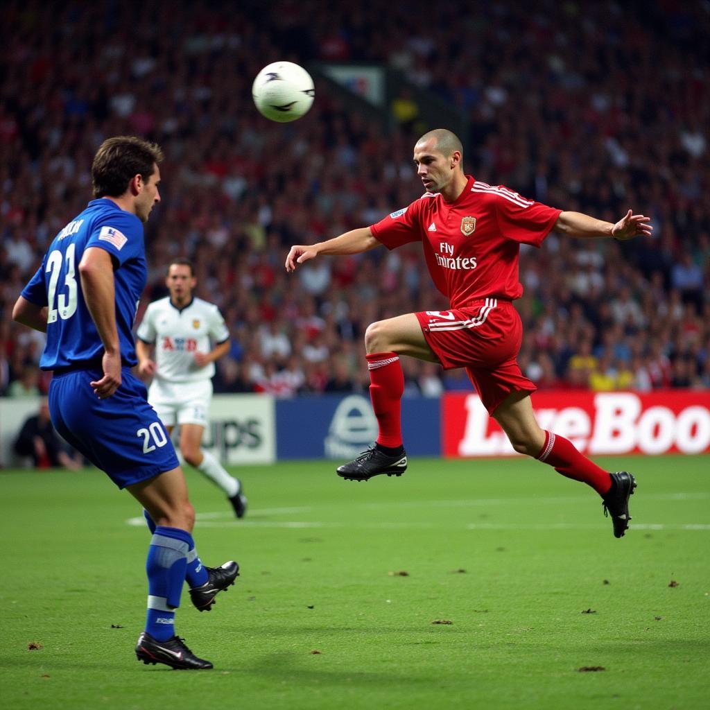 Zinedine Zidane volley goal in the 2002 Champions League final