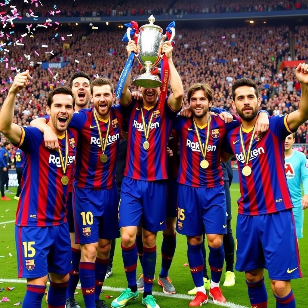 Barcelona vô địch Cup Nhà Vua Tây Ban Nha 2017