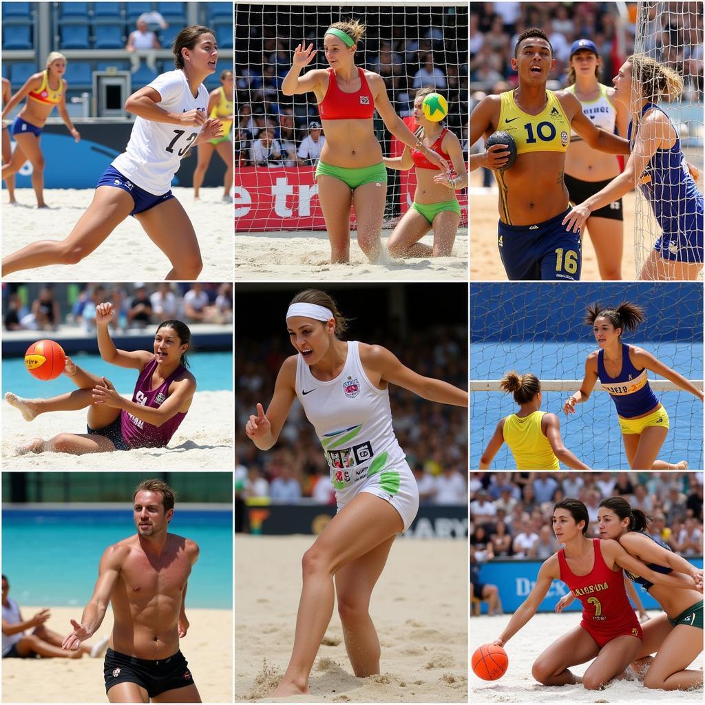 Những khoảnh khắc lịch sử tại Beach Handball World Cup