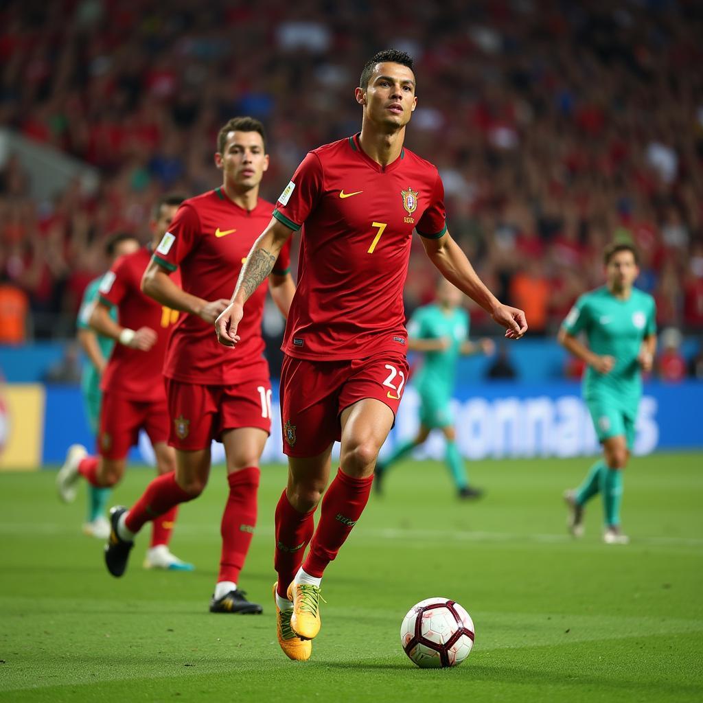 Bồ Đào Nha vs Tây Ban Nha World Cup 2018: Ronaldo tỏa sáng với cú hat-trick