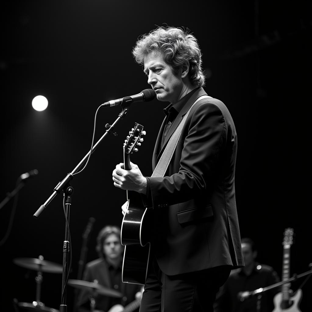 Bob Dylan Performing One More Cup of Coffee