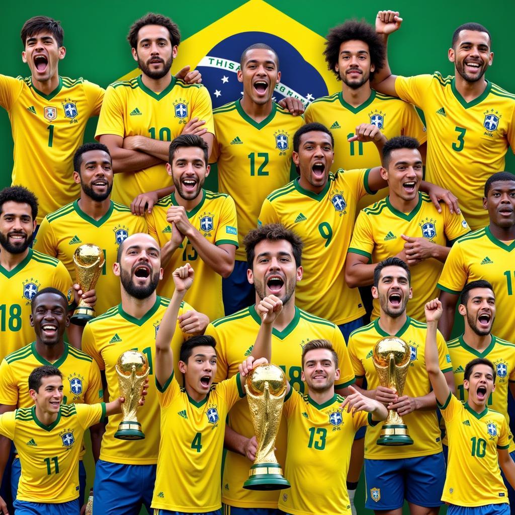 Brazil's Dominance in World Cup Appearances