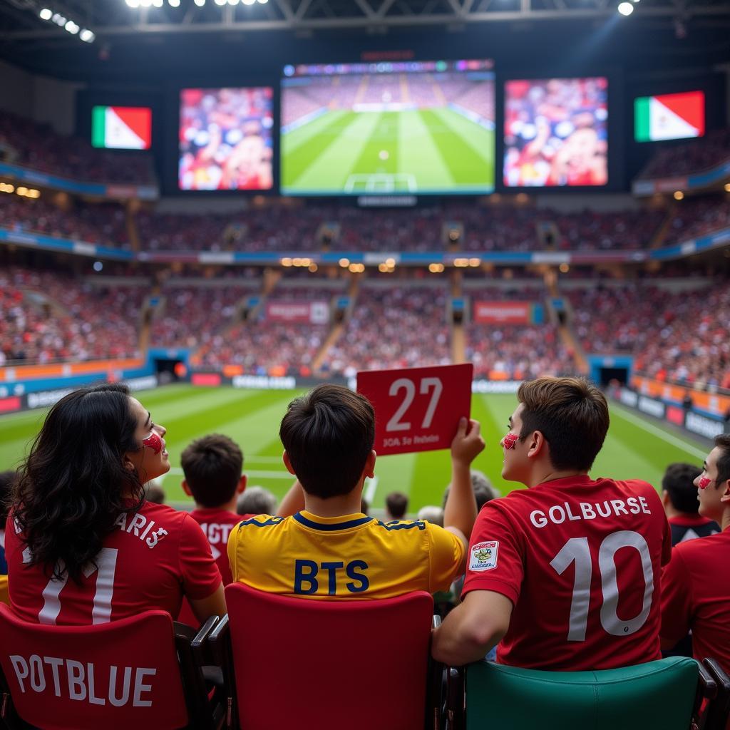 Fan BTS tại World Cup