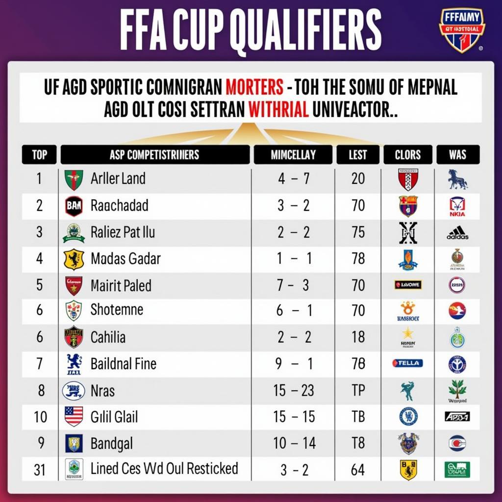 BXH FFA Cup Qualifiers Khẳng Định Sức Mạnh