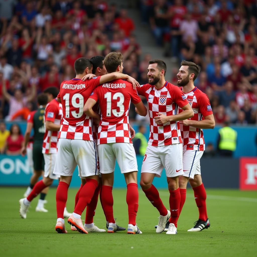 Các cầu thủ Croatia Euro 2016