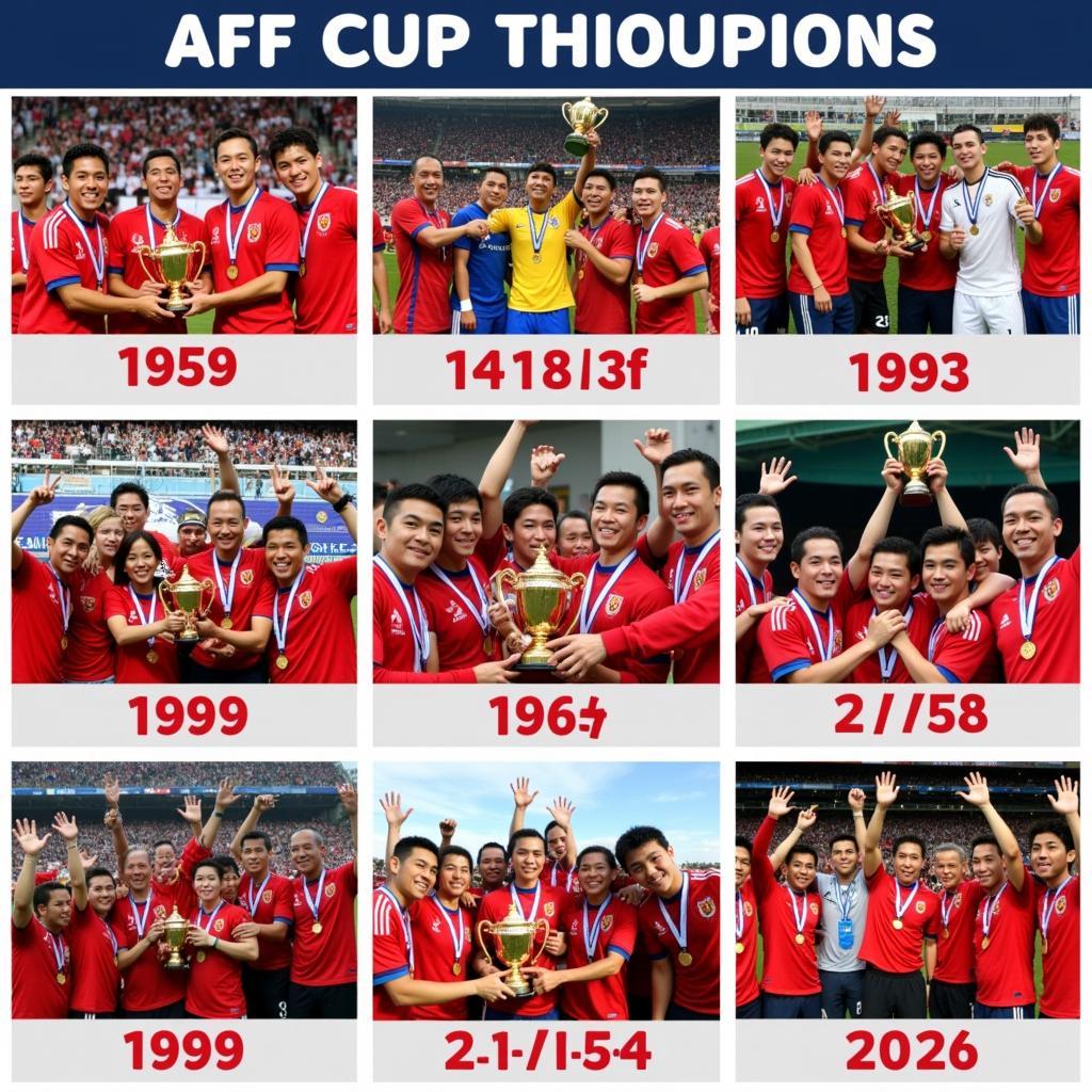 Các đội bóng vô địch AFF Cup qua các năm