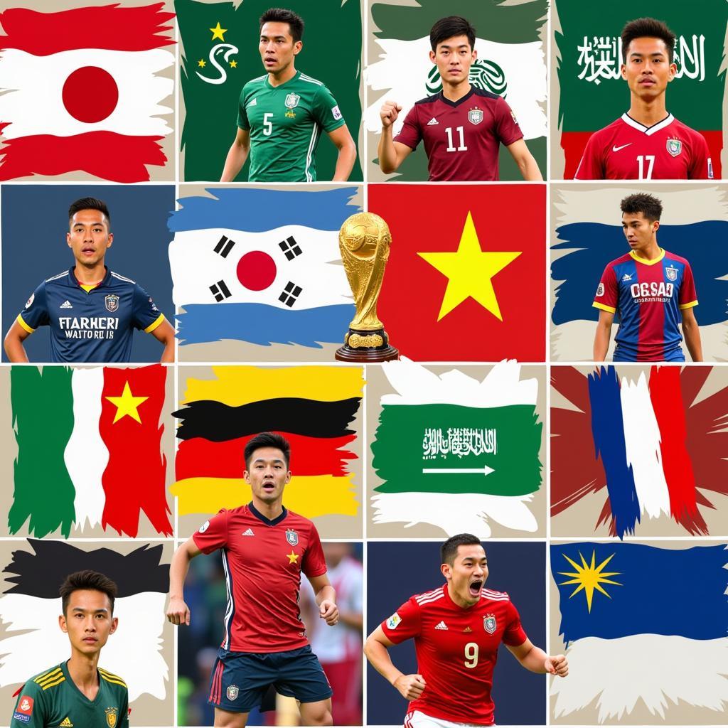 Các đội tuyển châu Á tại vòng loại thứ 2 World Cup 2026