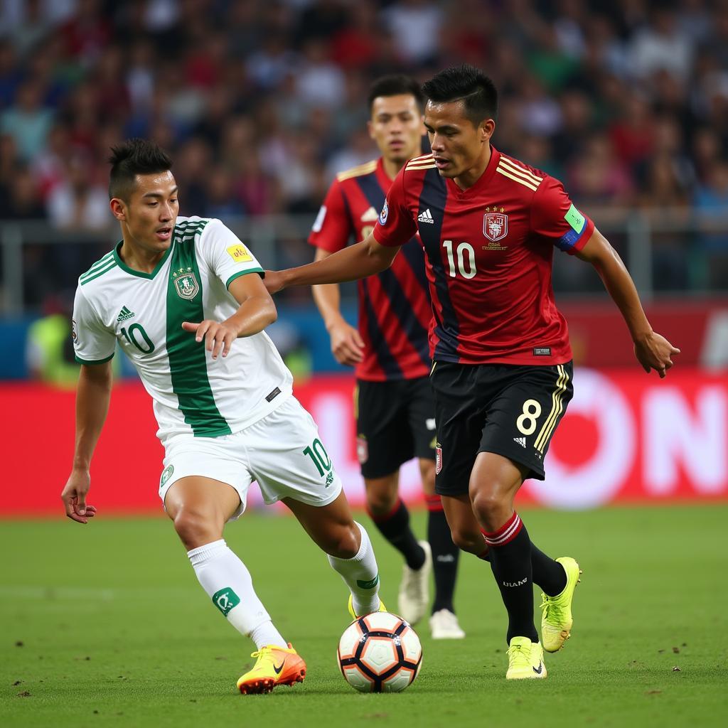 Các đội vào tứ kết Asian Cup tranh tài quyết liệt