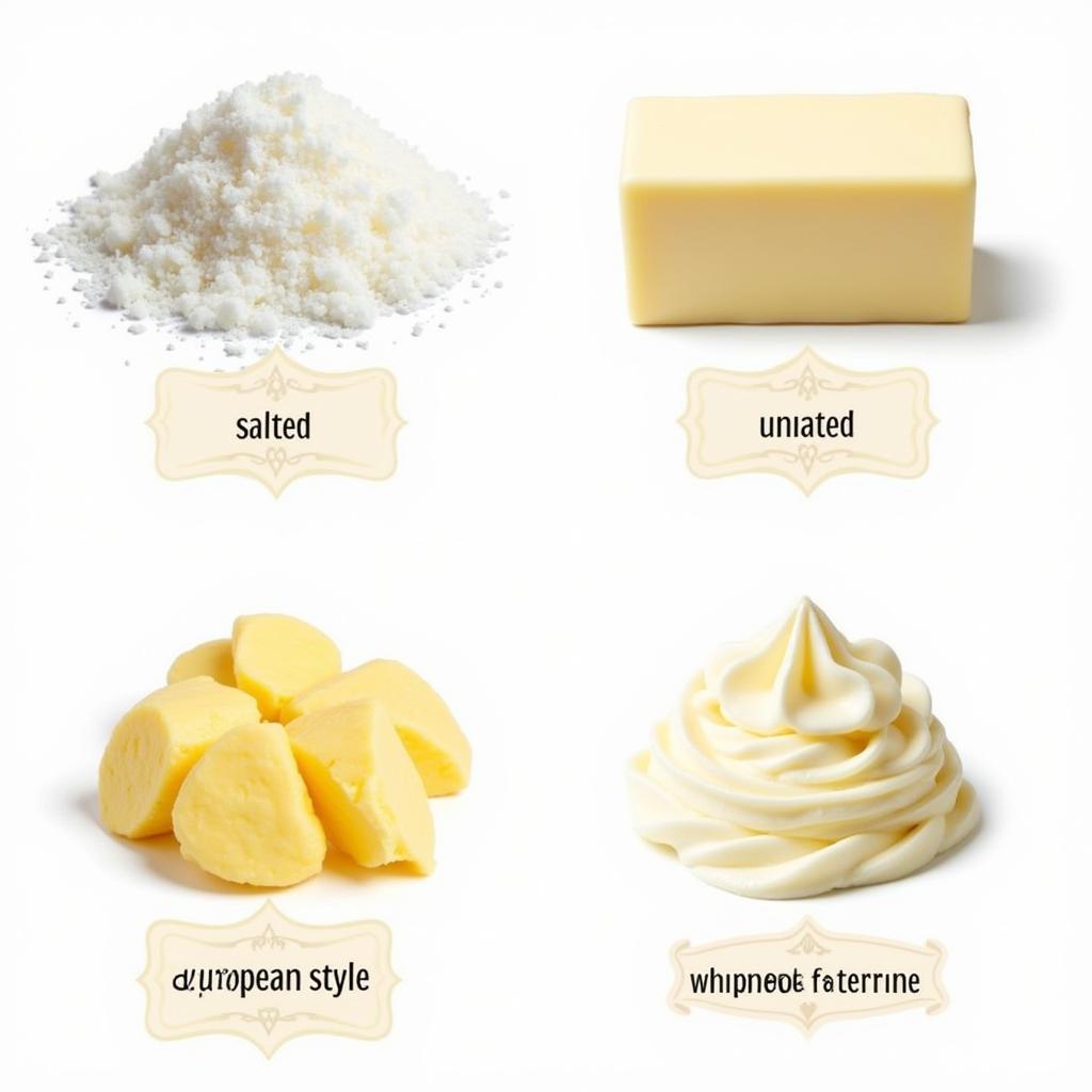 Different Types of Butter