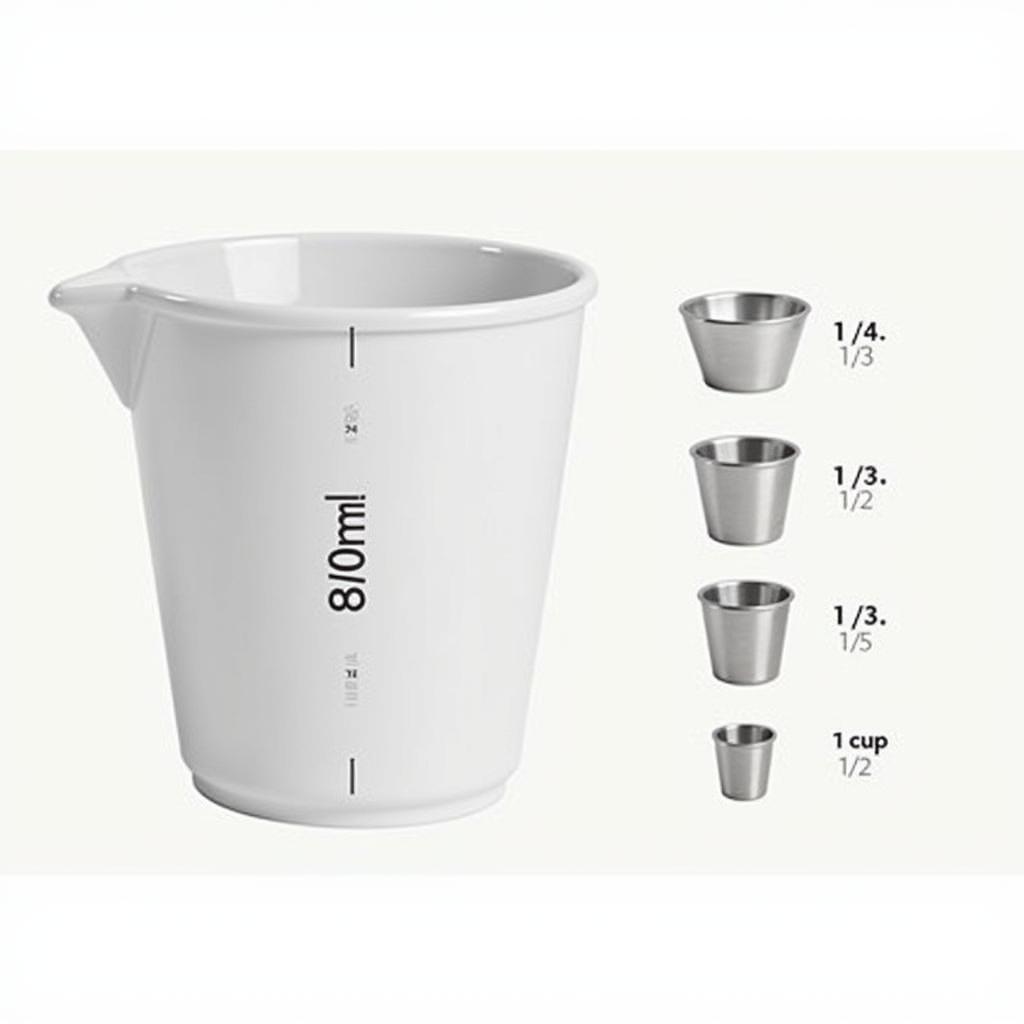 60ml Measuring Jug and Measuring Cups