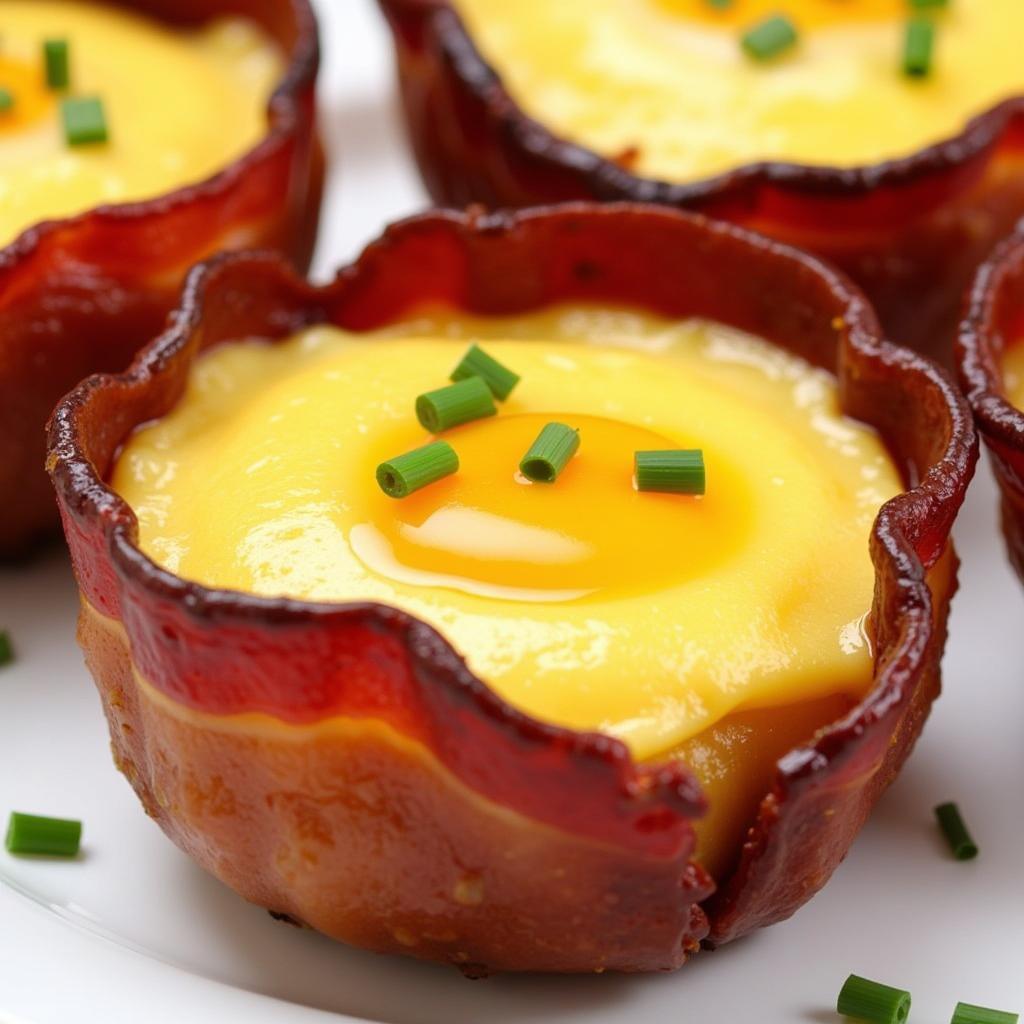 Canadian Bacon Egg Cups Cổ Điển