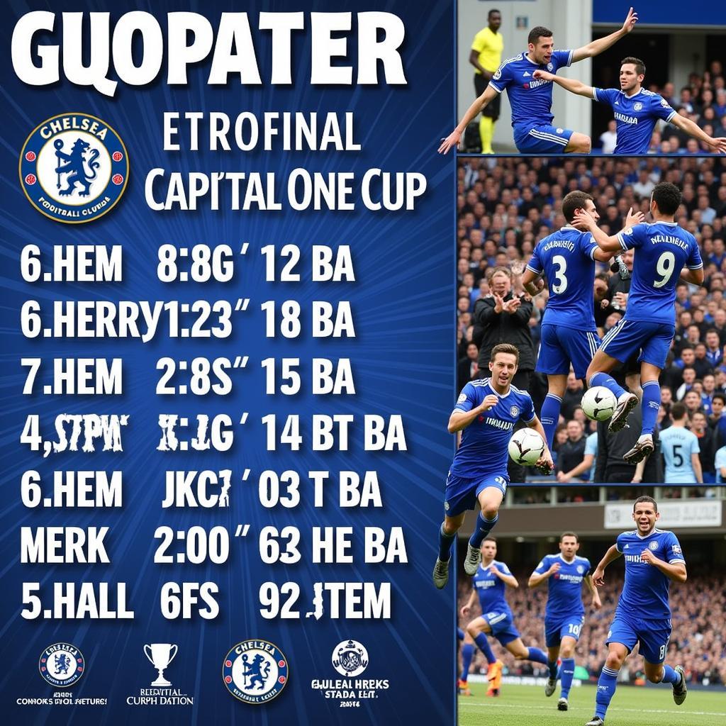 Chelsea's Journey to Wembley in the Capital One Cup 2015