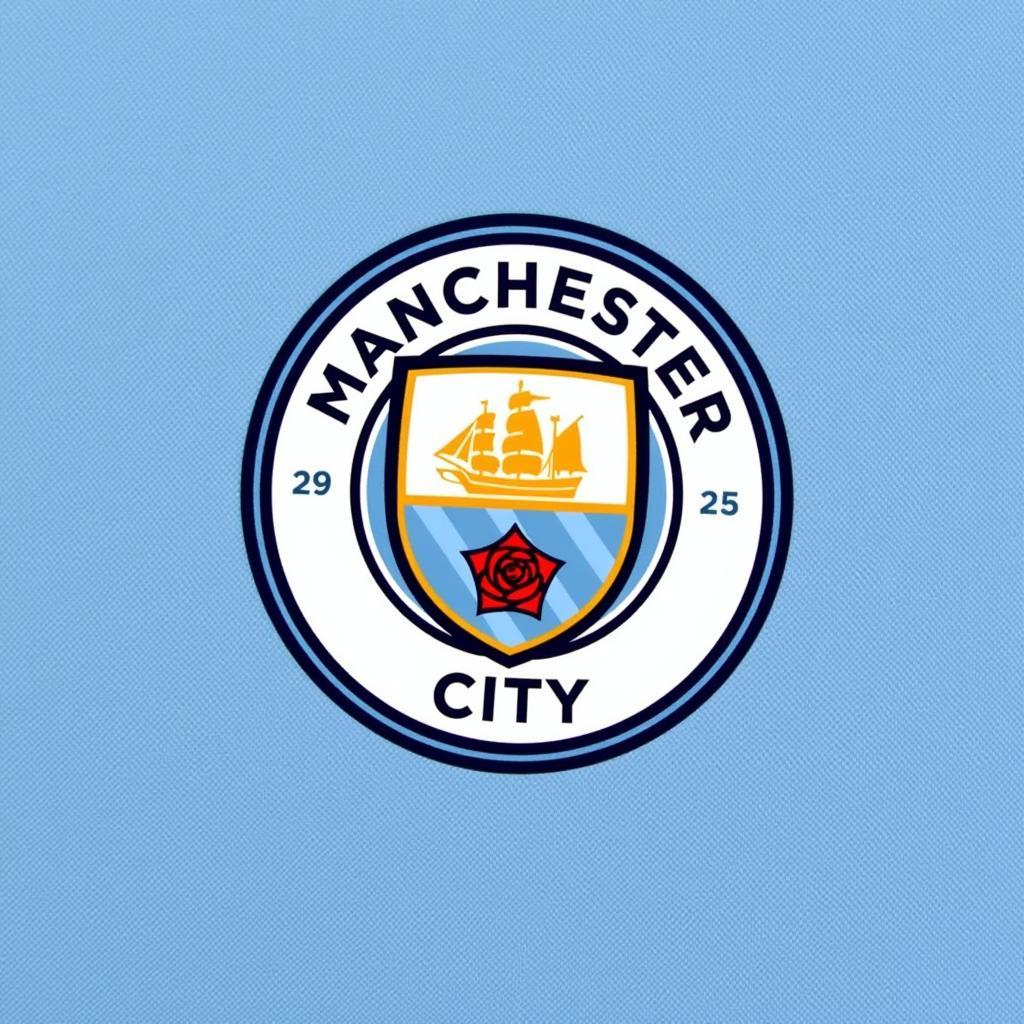 Chi tiết thiết kế của logo CLB Manchester City