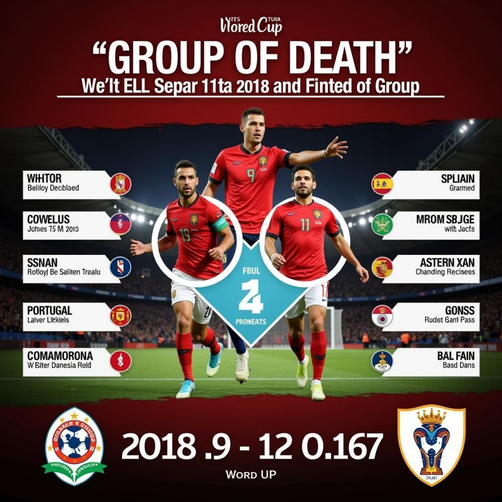 Bảng Tử Thần World Cup 2018: Những Cuộc Đối Đầu Đỉnh Cao