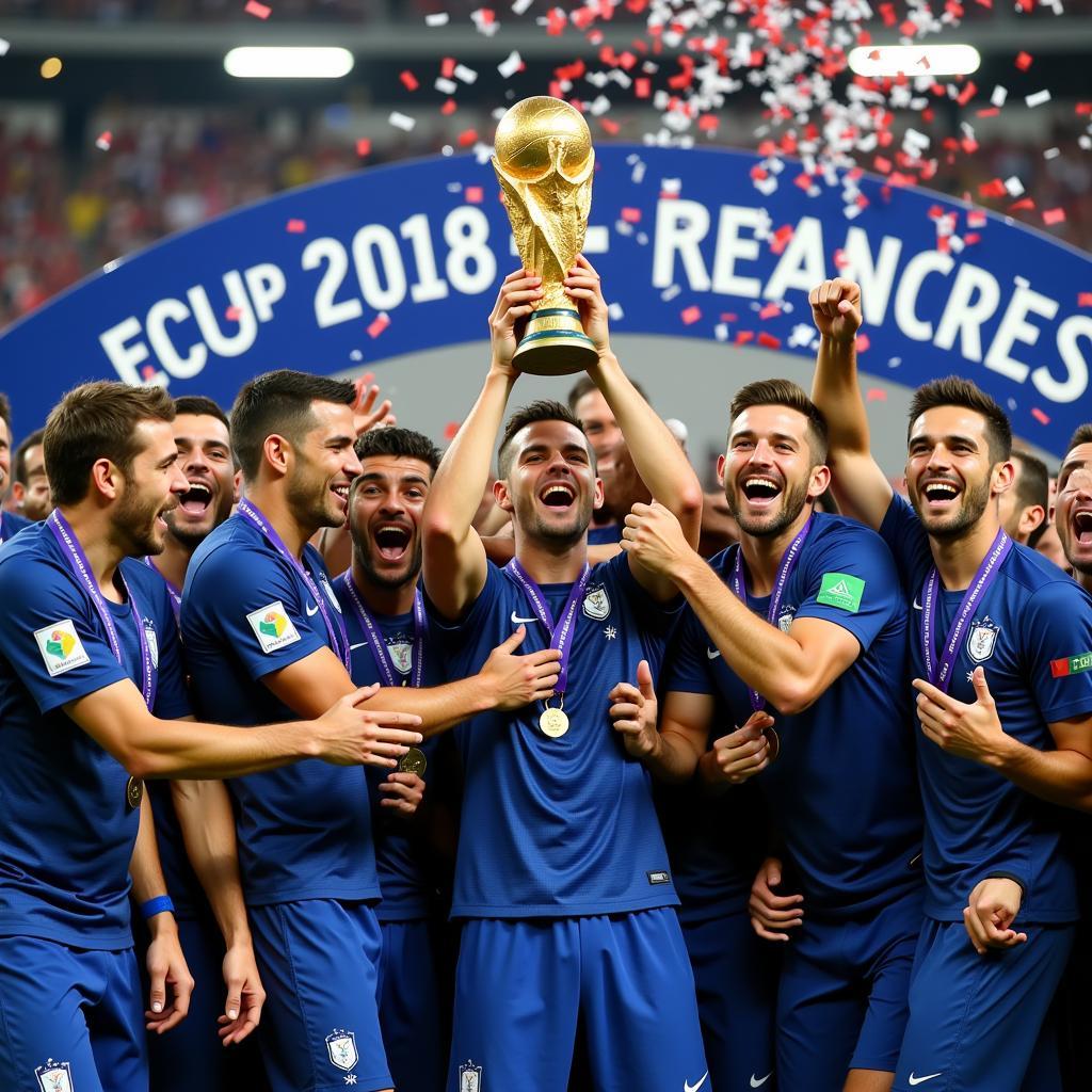 Chiến thắng của Pháp tại World Cup 2018