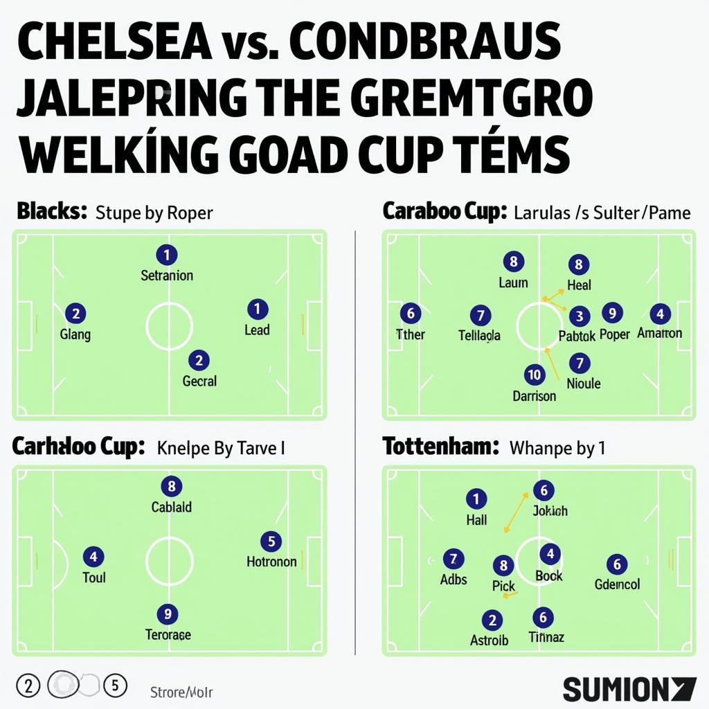 Chiến thuật của Chelsea và Tottenham trong trận Carabao Cup