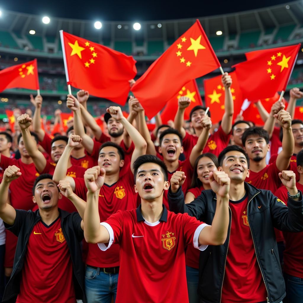 Cổ động viên Trung Quốc tại World Cup