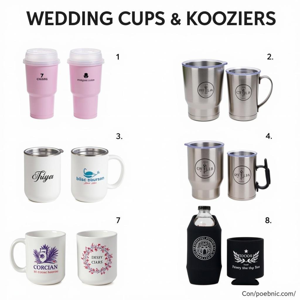 Choosing the Right Wedding Cups and Koozies